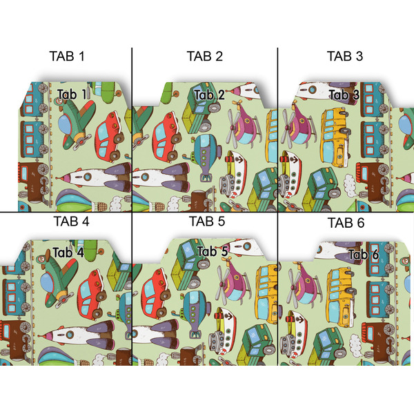 Vintage Transportation Page Dividers - Set of 6 - Approval