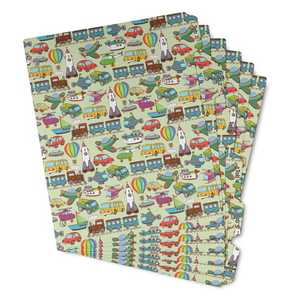 Vintage Transportation Page Dividers - Set of 6 - Main/Front