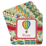 Vintage Transportation Paper Coasters w/ Name or Text