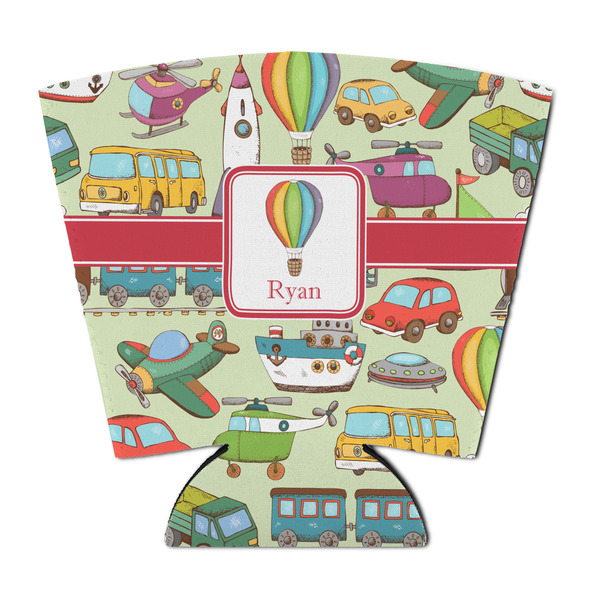 Custom Vintage Transportation Party Cup Sleeve - with Bottom (Personalized)