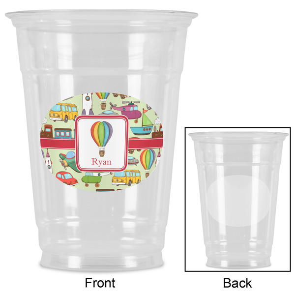 Vintage Transportation Party Cups - 16oz - Approval