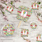 Vintage Transportation Party Supplies Combination Image - All items - Plates, Coasters, Fans