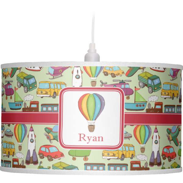 Vintage Transportation Pendant Lamp Shade