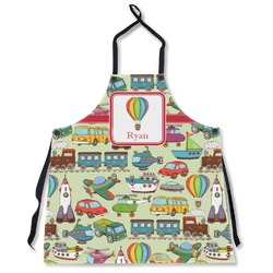 Vintage Transportation Apron Without Pockets w/ Name or Text
