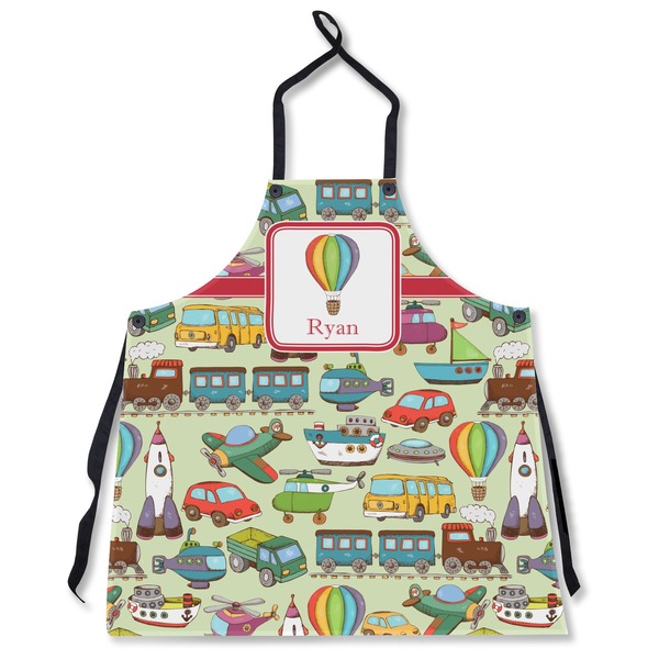 Custom Vintage Transportation Apron Without Pockets w/ Name or Text