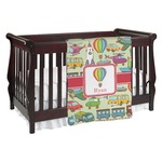 Vintage Transportation Baby Blanket (Double Sided) (Personalized)