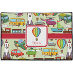 Vintage Transportation Door Mat - 36"x24" (Personalized)