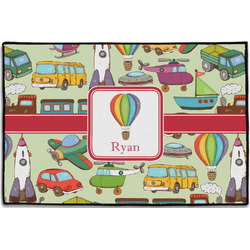 Vintage Transportation Door Mat - 36"x24" (Personalized)