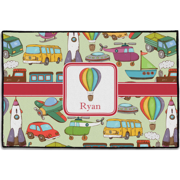Vintage Transportation Personalized Door Mat - 36x24 (APPROVAL)