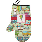 Vintage Transportation Left Oven Mitt (Personalized)