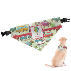 Vintage Transportation Dog Bandana - Large (Personalized)