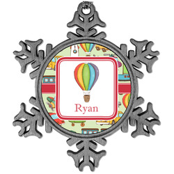 Vintage Transportation Vintage Snowflake Ornament (Personalized)