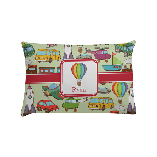 Custom Vintage Transportation Pillow Case - Standard (Personalized)