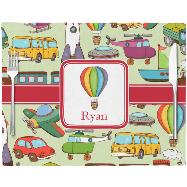 Vintage Transportation Placemat with Props