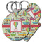 Vintage Transportation Plastic Keychain (Personalized)