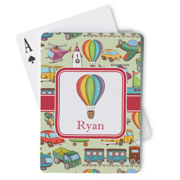 Custom Vintage Transportation Playing Cards (Personalized)