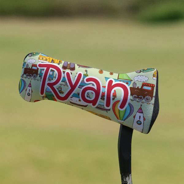 Vintage Transportation Putter Cover - On Putter