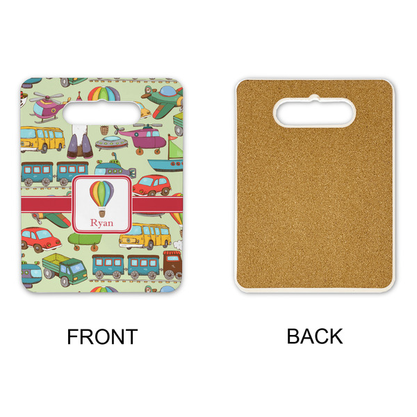 Vintage Transportation Rectangle Trivet with Handle - APPROVAL