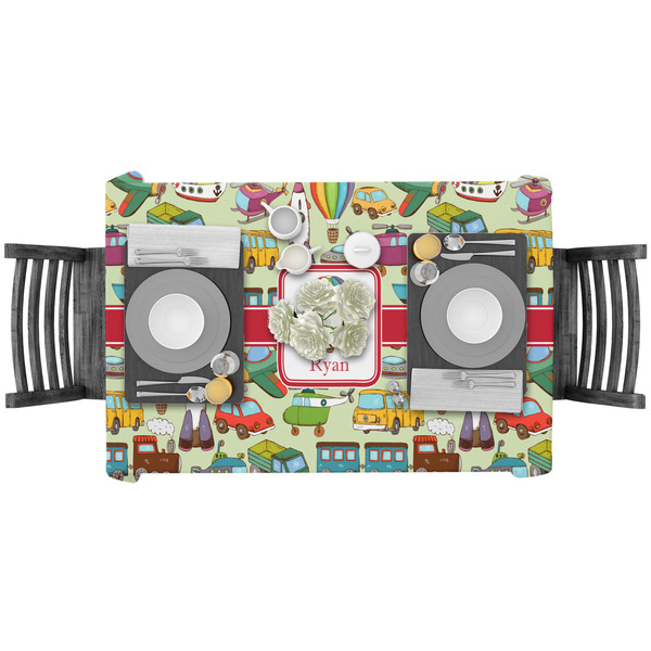 Vintage Transportation Rectangular Tablecloths - LIFESTYLE