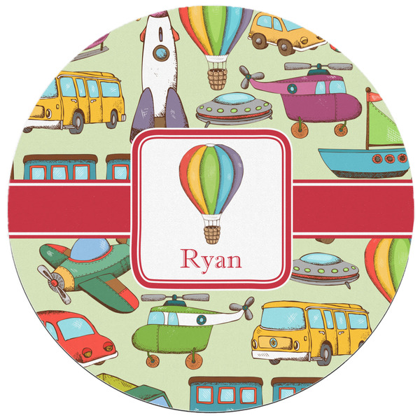 Vintage Transportation Round Mousepad - APPROVAL