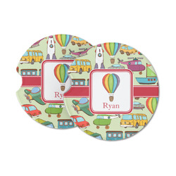 Vintage Transportation Sandstone Car Coasters (Personalized)