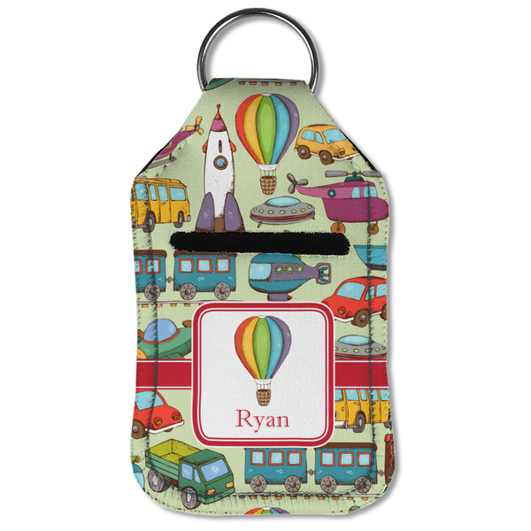 Vintage Transportation Sanitizer Holder Keychain - Small (Front Flat)