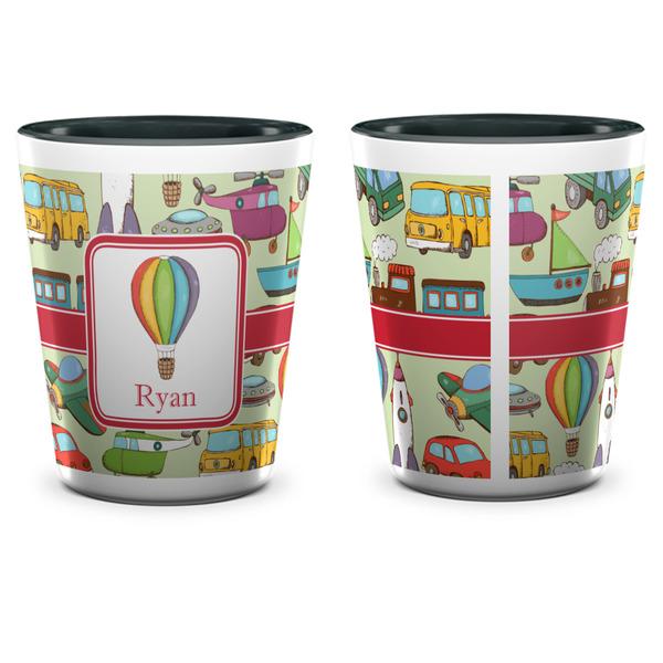 Vintage Transportation Shot Glass - Two Tone - APPROVAL