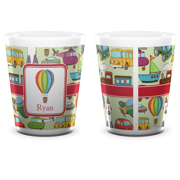 Vintage Transportation Shot Glass - White - APPROVAL