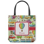 Vintage Transportation Canvas Tote Bag - Small - 13"x13" (Personalized)