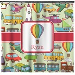 Vintage Transportation Shower Curtain - Custom Size (Personalized)