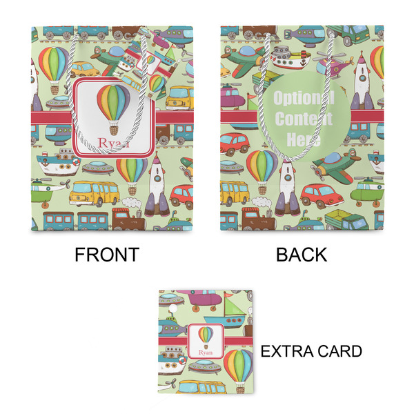 Vintage Transportation Small Gift Bag - Approval