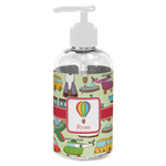 Vintage Transportation Plastic Soap / Lotion Dispenser (8 oz - Small - White) (Personalized)