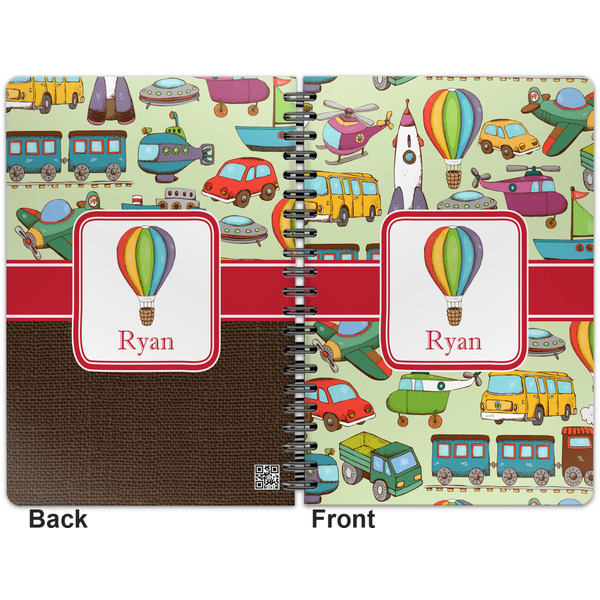 Vintage Transportation Spiral Journal 7 x 10 - Apvl