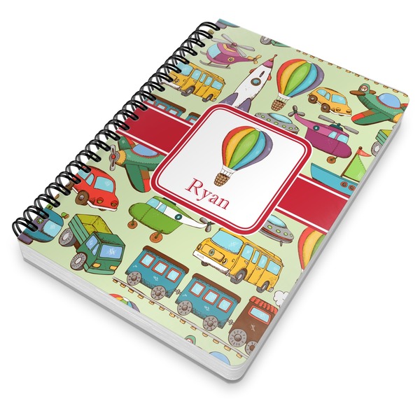 Vintage Transportation Spiral Journal 7 x 10 - Main