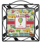 Vintage Transportation Square Trivet (Personalized)