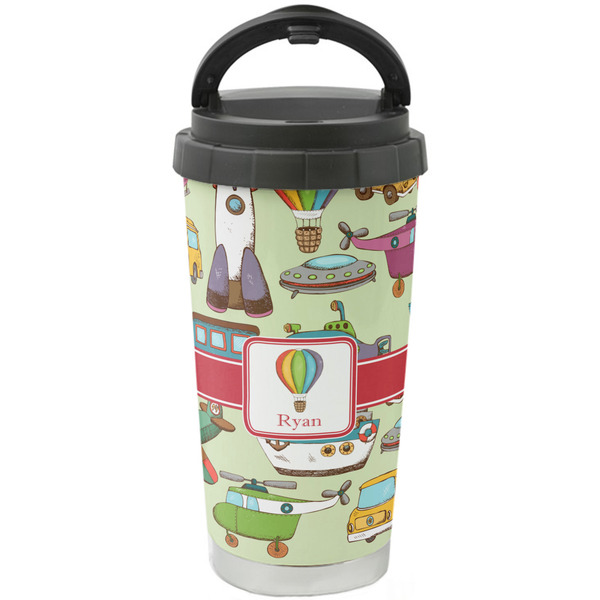 Custom Vintage Transportation Stainless Steel Coffee Tumbler (Personalized)