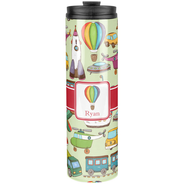 Custom Vintage Transportation Stainless Steel Skinny Tumbler - 20 oz (Personalized)