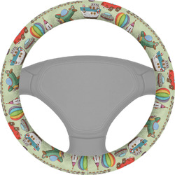 Vintage Transportation Steering Wheel Cover (Personalized)