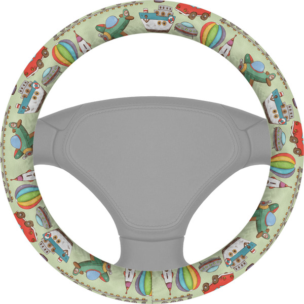 Custom Vintage Transportation Steering Wheel Cover