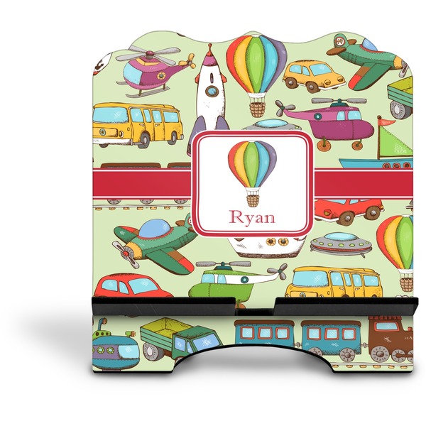 Vintage Transportation Stylized Tablet Stand - Front without iPad