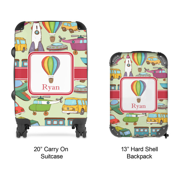 Vintage Transportation Suitcase Set 4 - APPROVAL