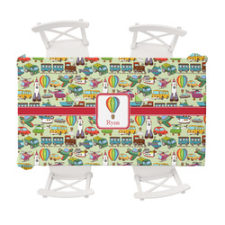Vintage Transportation Tablecloth - 58"x102" (Personalized)