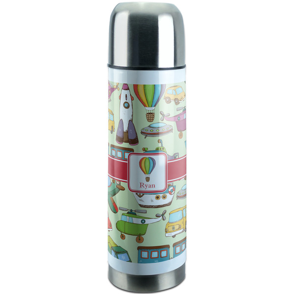 Custom Vintage Transportation Stainless Steel Thermos (Personalized)
