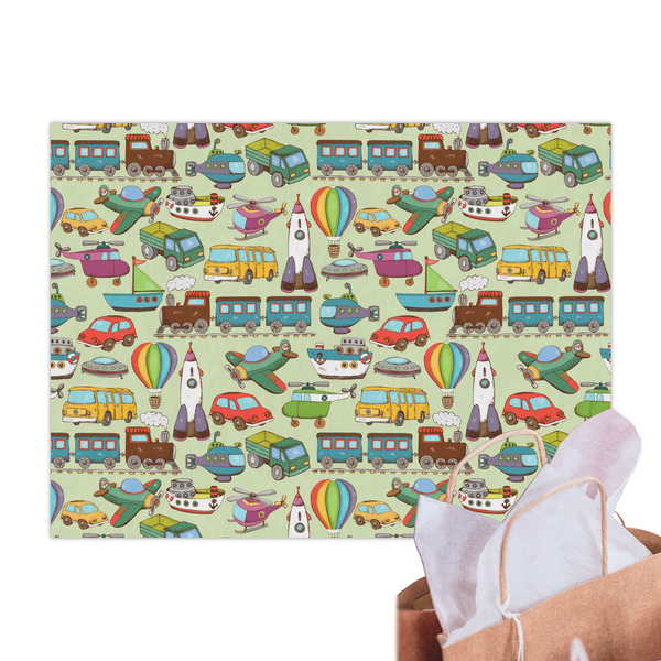 Vintage Transportation Tissue Paper Sheets - Main