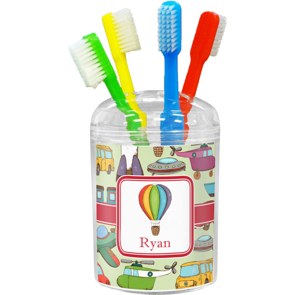 Custom Vintage Transportation Toothbrush Holder (Personalized)