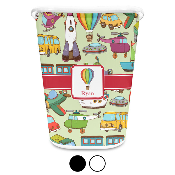 Vintage Transportation Custom Waste Basket