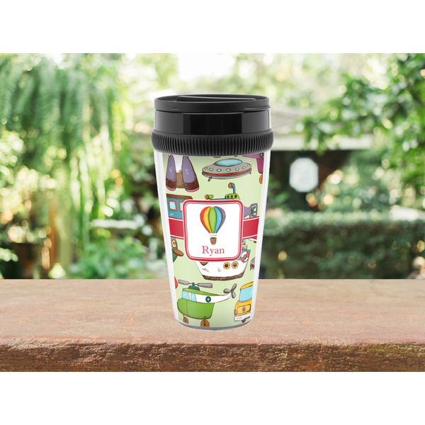 Vintage Transportation Travel Mug Lifestyle (Personalized)