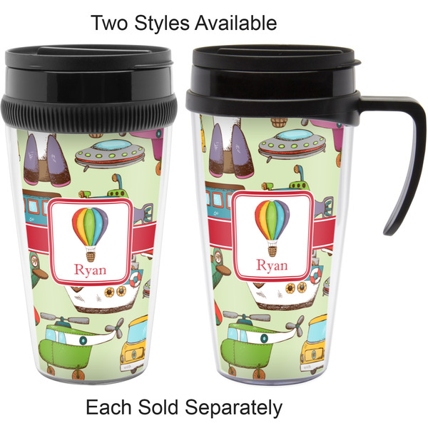 Vintage Transportation Travel Mugs - with & without Handle