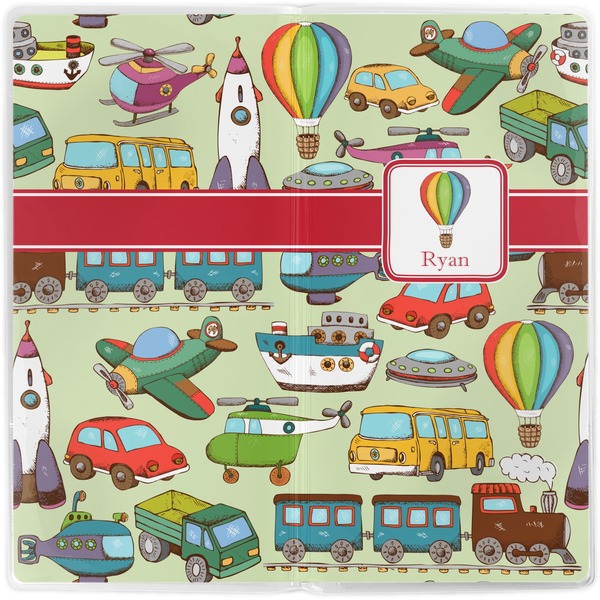 Vintage Transportation Vinyl Document Wallet - Apvl