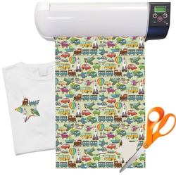 Vintage Transportation Heat Transfer Vinyl Sheet (12"x18")